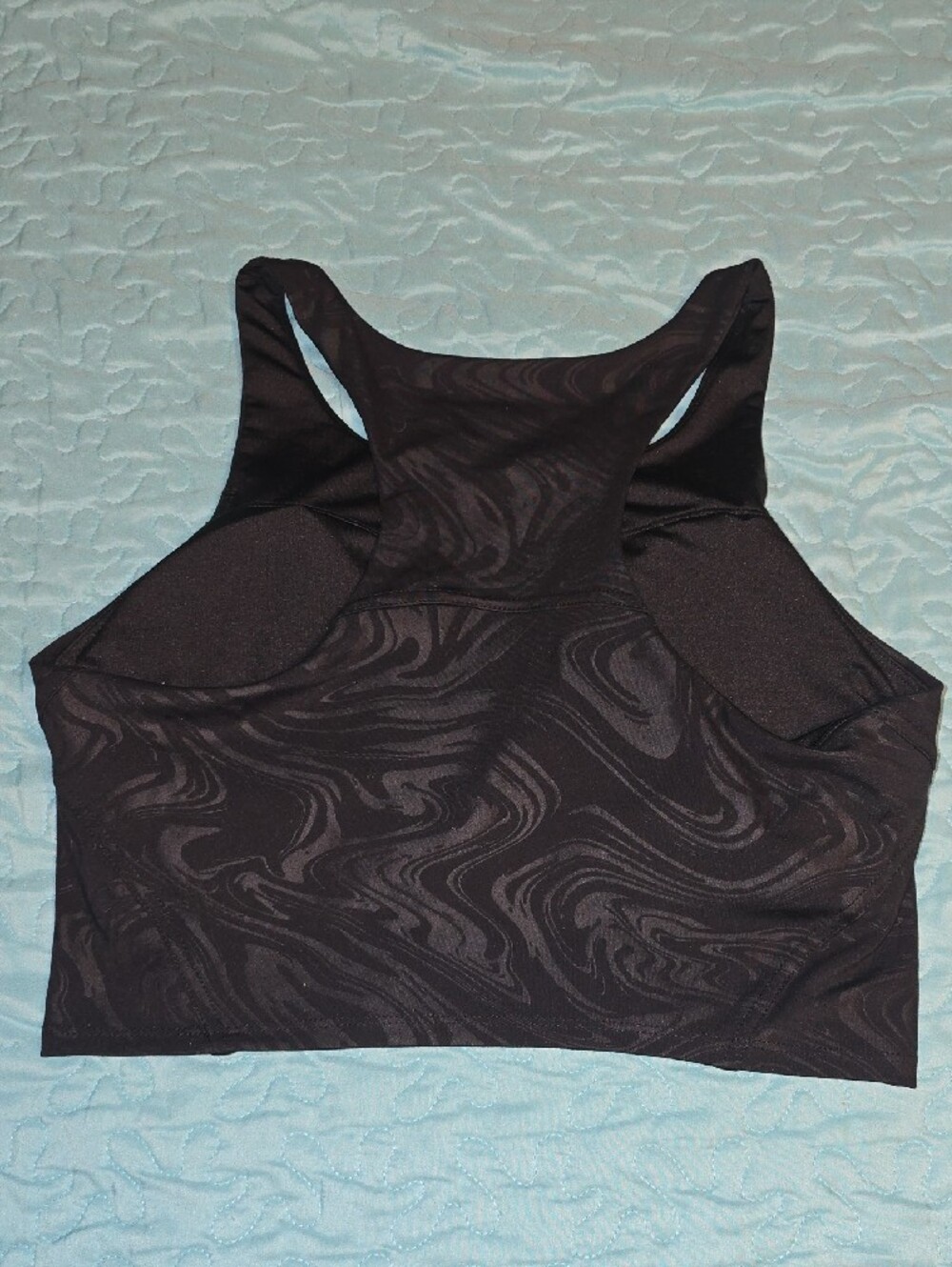 Avia Burgundy Yoga Pant with Black Racerback Crop With Built In Sport Bra - Picture 5 of 14